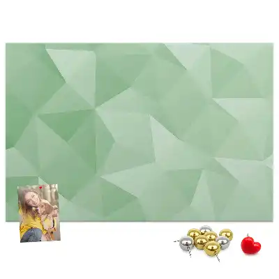 Kurk prikbord Driehoekig patroon abstractie