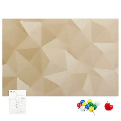 Memobord van kurk Moderne driehoekscompositie