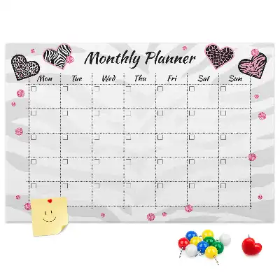 Kurken prikbord maandplanner mode