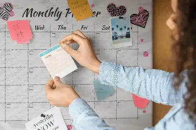 Kurk prikbord Maandplanner Mode