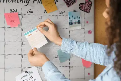 Kurk prikbord Maandplanner Mode