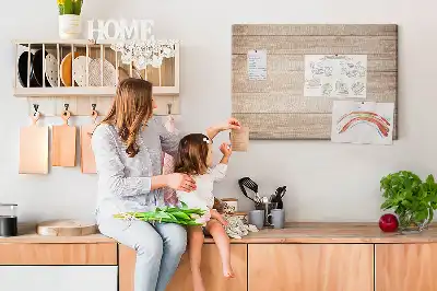 Kurk prikbord Houten textuur