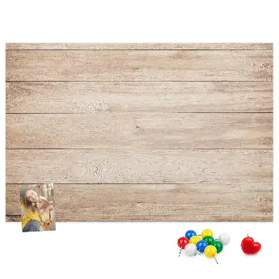Kurk prikbord Houten textuur