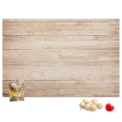 Kurk prikbord Houten textuur