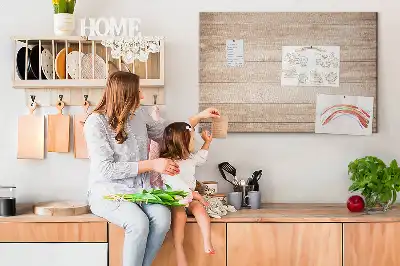Kurk prikbord Houten textuur