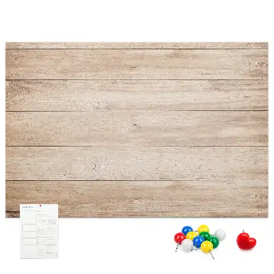 Kurk prikbord Houten textuur