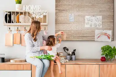 Kurk prikbord Houten textuur