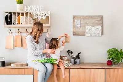 Kurk prikbord Houten textuur