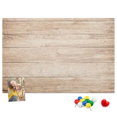 Kurk prikbord Houten textuur
