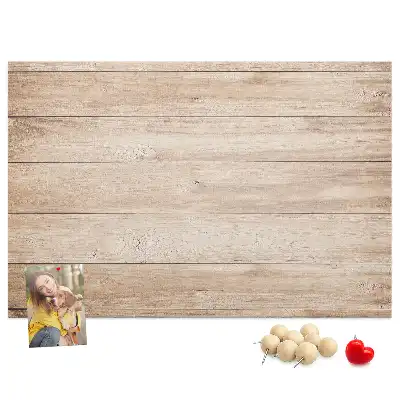 Kurk prikbord Houten textuur