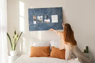 Kurk prikbord Stijlvolle marmertextuur