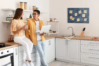 Kurk prikbord Stijlvolle marmertextuur