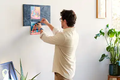 Kurk prikbord Stijlvolle marmertextuur