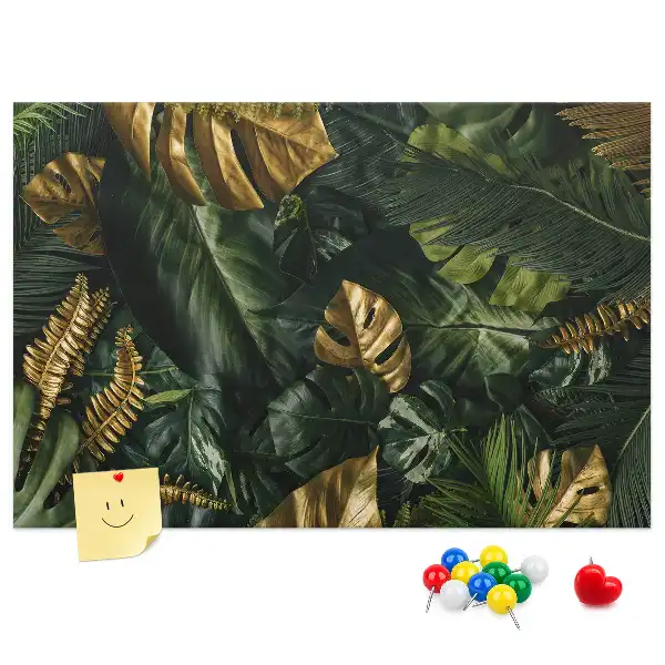 Memobord van kurk Bladeren jungle