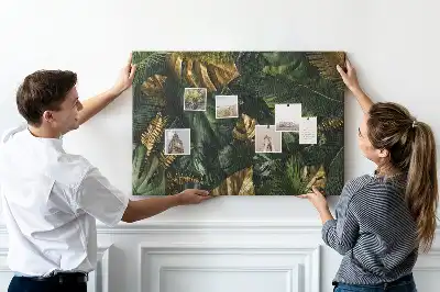 Memobord van kurk Bladeren jungle