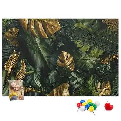 Memobord van kurk Bladeren jungle