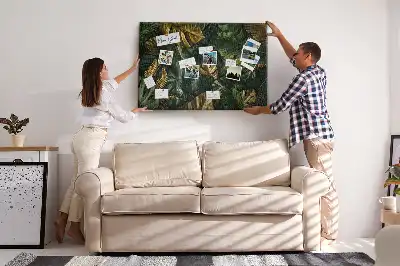 Memobord van kurk Bladeren jungle