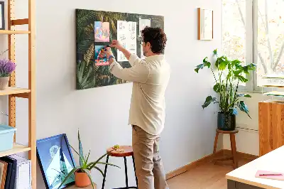 Memobord van kurk Bladeren jungle