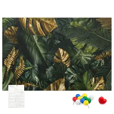 Memobord van kurk Bladeren jungle