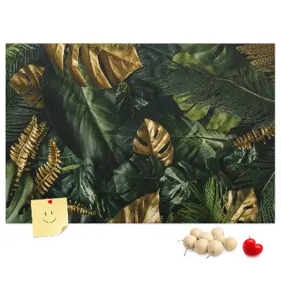 Memobord van kurk Bladeren jungle