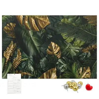 Memobord van kurk Bladeren jungle