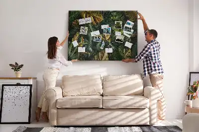 Memobord van kurk Bladeren jungle