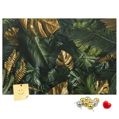 Memobord van kurk Bladeren jungle