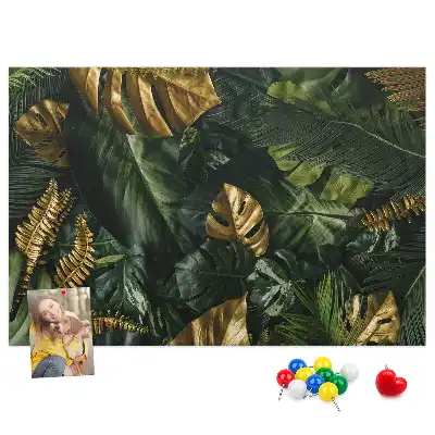 Memobord van kurk Bladeren jungle