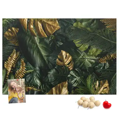 Memobord van kurk Bladeren jungle