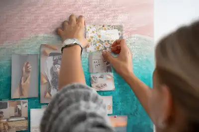 Memobord van kurk Exotische strandkust