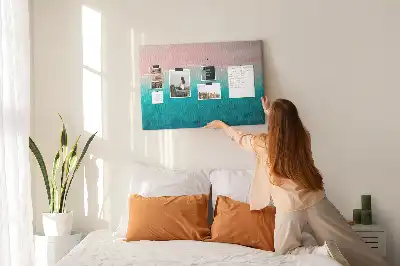 Memobord van kurk Exotische strandkust