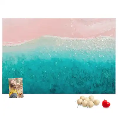 Memobord van kurk Exotische strandkust