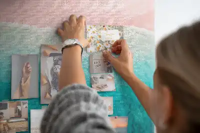 Memobord van kurk Exotische strandkust