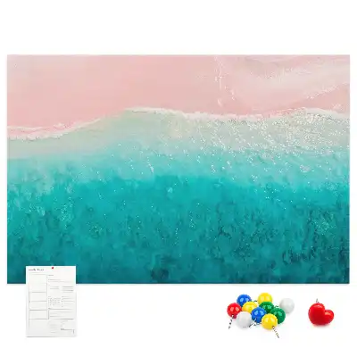 Memobord van kurk Exotische strandkust