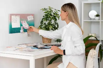Memobord van kurk Exotische strandkust