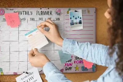 Kurk prikbord Dertigdaagse organizer