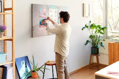 Memobord van kurk Abstract schilderij