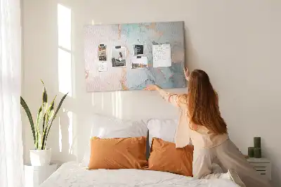 Memobord van kurk Abstract schilderij