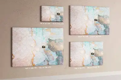 Memobord van kurk Abstract schilderij