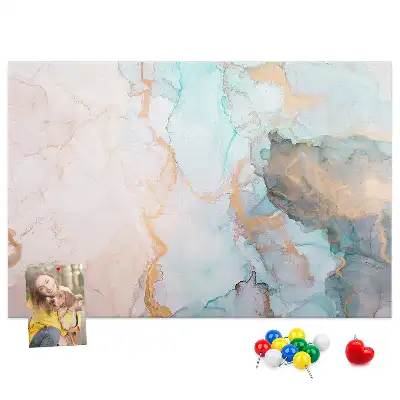 Memobord van kurk Abstract schilderij