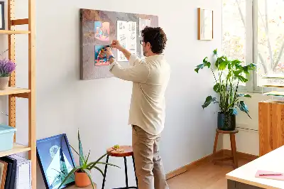 Kurk prikbord Elegante marmerstructuur