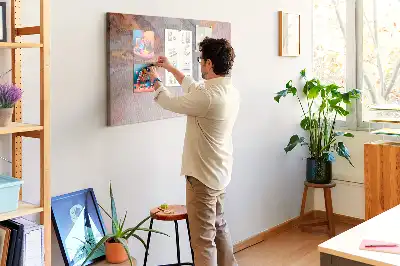 Kurk prikbord Elegante marmerstructuur