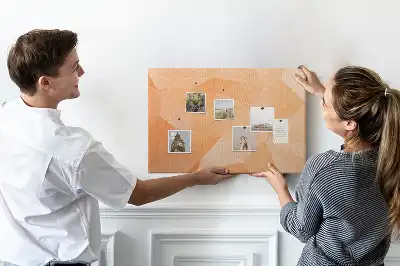 Memobord van kurk Geometrische driehoekige vormen