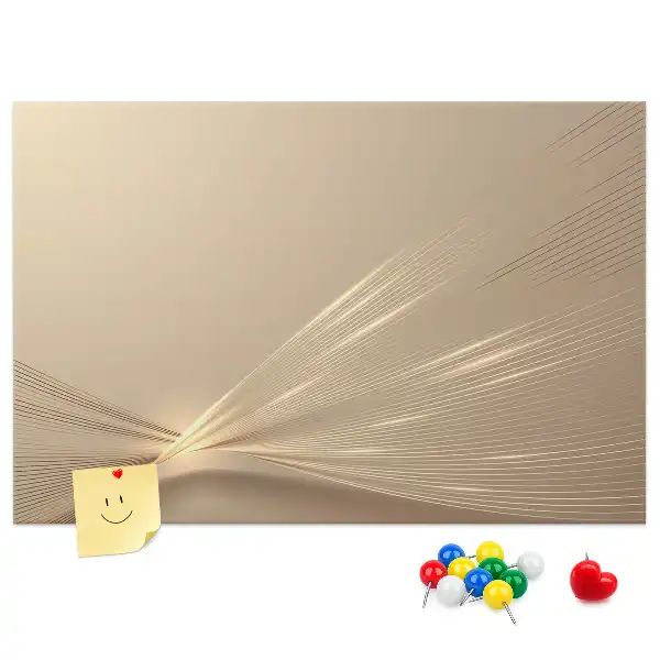 Memobord van kurk Abstract licht