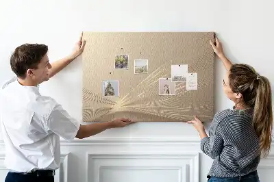 Memobord van kurk Abstract licht