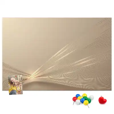 Memobord van kurk Abstract licht