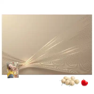 Memobord van kurk Abstract licht