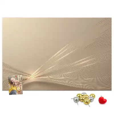 Memobord van kurk Abstract licht