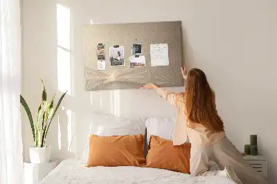 Memobord van kurk Abstract licht