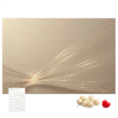 Memobord van kurk Abstract licht